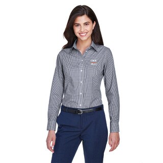 CSUF Alumni Gingham Button Up